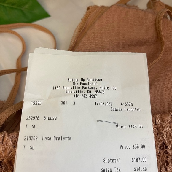 Bralette Anemone Size L - Picture 9 of 11